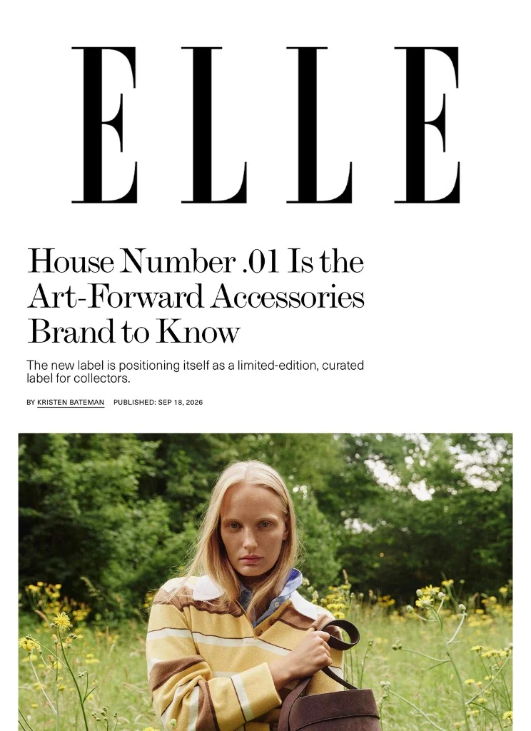 Elle: House Number .01 Is the Art-Forward Accessories Brand to Know